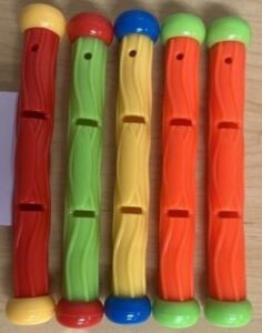 Five recalled Sloosh dive sticks from model 40041